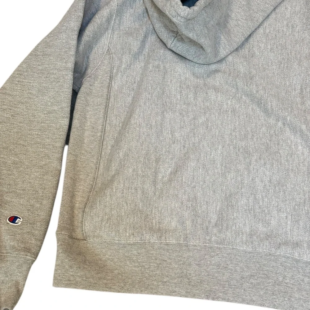 Champion Reverse Weave Hoodie Chenille GF68 neon pink logo unisex Med grunge